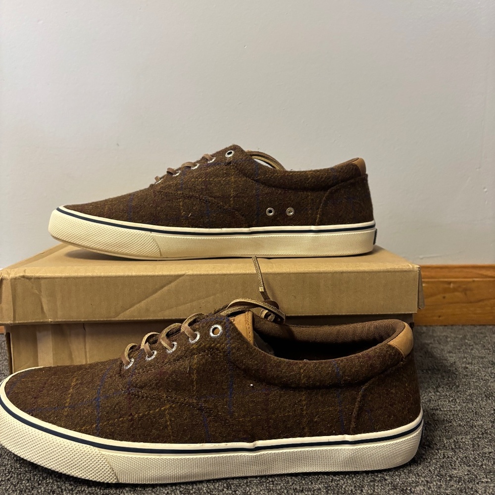 Vans BROWN Plaid shoes